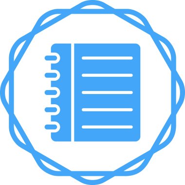 Kitap. Web simgesi basit illüstrasyon