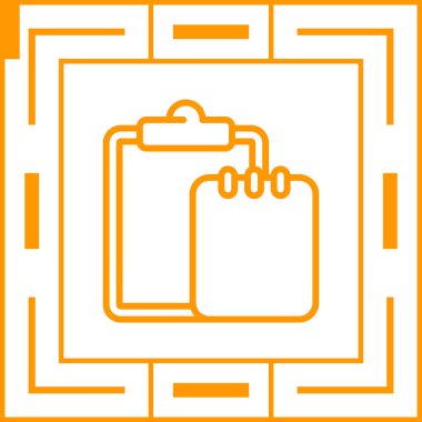 Basit vektör simgesi, kutunun illüstrasyonu