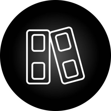 dosya dizinleri simgesi, vektör illüstrasyonu 