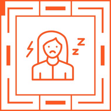 Depresyon ile üzgün kız