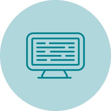 Bilgisayar web simge vektör çizim