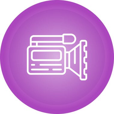 Yazıcı. Web simgesi basit illüstrasyon