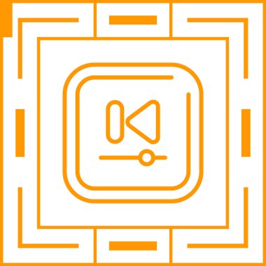 Modern bir simgenin vektör illüstrasyonu