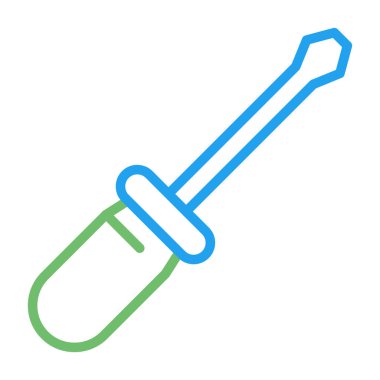 tornavida ikonu vektör çizimi