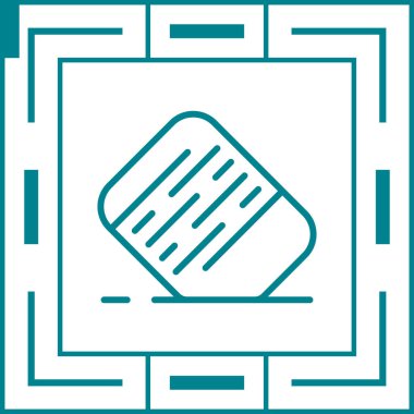 Bilet simgesinin vektör illüstrasyonu