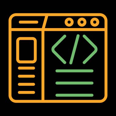 Veri web simgesi, vektör illüstrasyonu