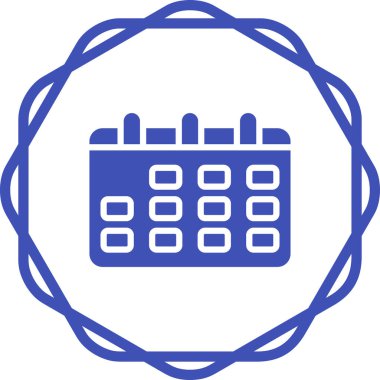 Takvim web simge vektör çizim