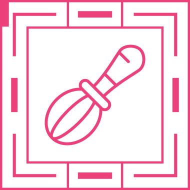 Modern b 'nin vektör illüstrasyonu a' nın ikonundan yoksun