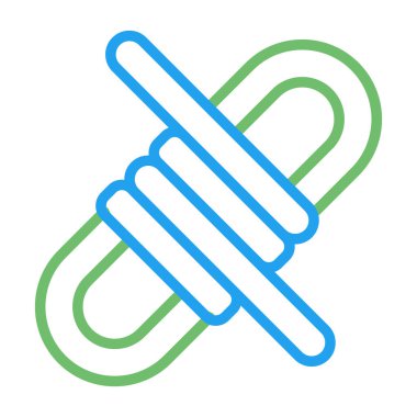 İp. Web simgesi basit illüstrasyon