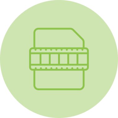 Dosya. Web simgesi basit illüstrasyon