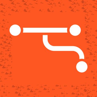 Modern b 'nin vektör illüstrasyonu eksik simgesi