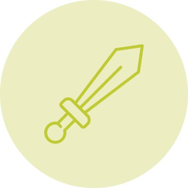 Bıçak. Web simgesi basit illüstrasyon