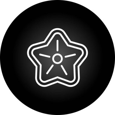 yıldız simgesi vektör illüstrasyonu