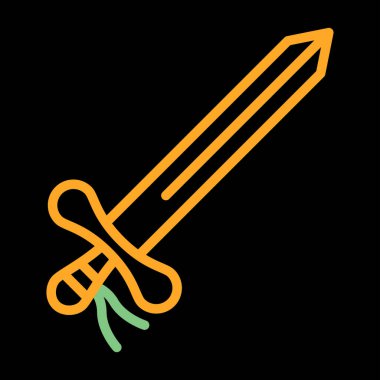 silah simgesi ana hat biçiminde izole edilmiş arkaplan