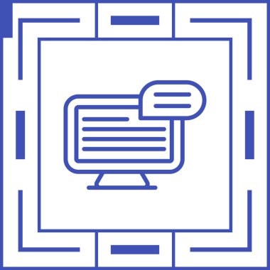 Bilgisayar web simge vektör çizim