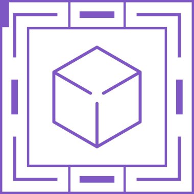 kutu simgesi vektör illüstrasyonu