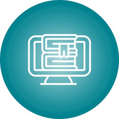 Bilgisayar web simge vektör çizim