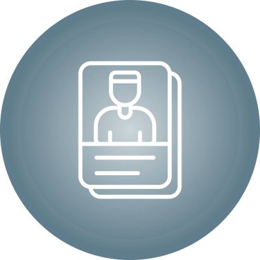 Bir kadın simgesinin vektör illüstrasyonu