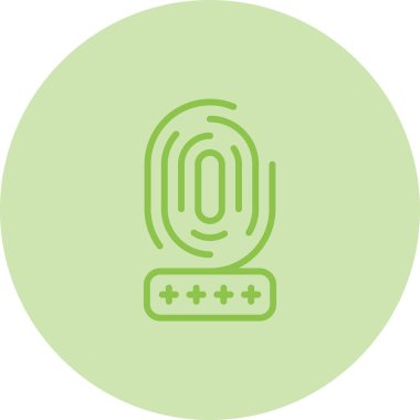 Modern b 'nin vektör gösterimi parola simgesinden yoksun