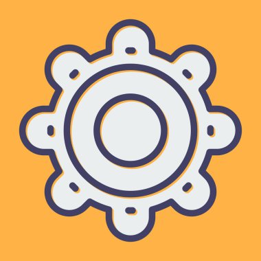 ayarları web simge vektör çizim 