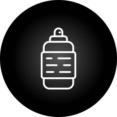 Graffiti web simgesi vektör illüstrasyonu