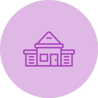 Yapı simgesinin vektör illüstrasyonu