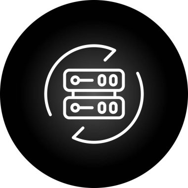 Modern simgenin vektör illüstrasyonu