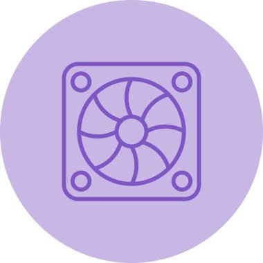 fan simgesi vektör illüstrasyonu