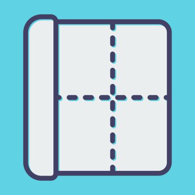 modada izole edilmiş dizüstü bilgisayar simgesi