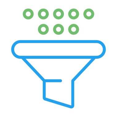 filtre ağ simgesi vektör illüstrasyonu