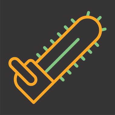 Gölge simgesi ve mobil uygulama nargilesi olan düz