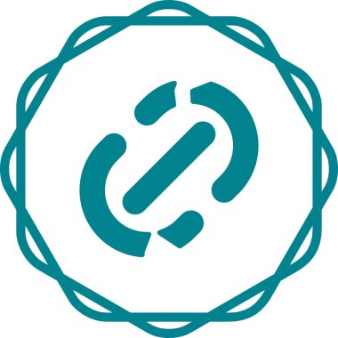 Modern bir simgenin vektör illüstrasyonu