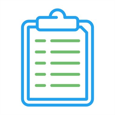 belge simgesi, vektör illüstrasyonu 