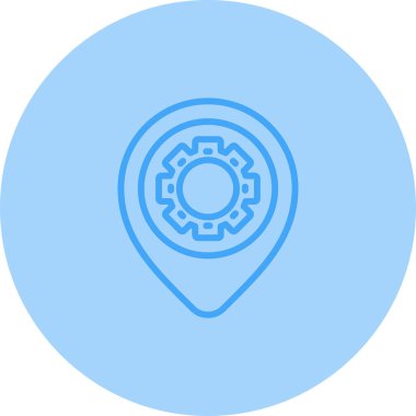 seo modern simgesinin vektör illüstrasyonu