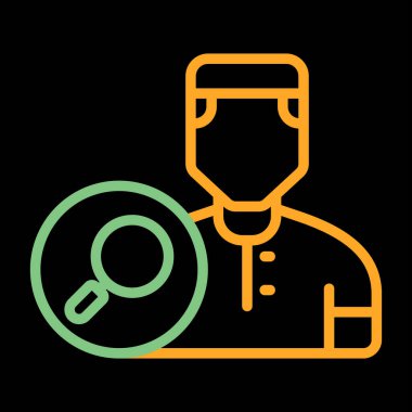 Ara. Web simgesi basit tasarım