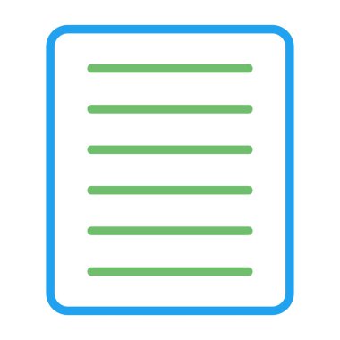 Kontrol Listesi Düz Vektör Simgesi