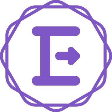 Ok. Web simgesi basit illüstrasyon