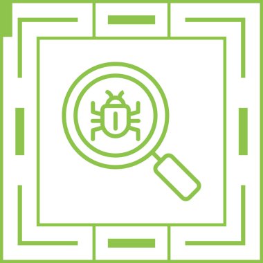 Modern simgenin vektör illüstrasyonu