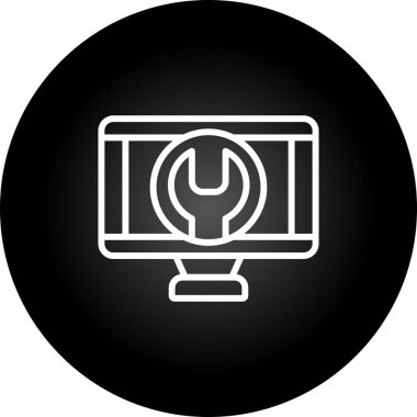 seo modern simgesinin vektör illüstrasyonu