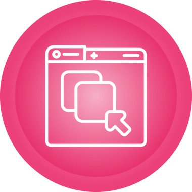 Ağ simgesi. Basit örnekleme izole edildi