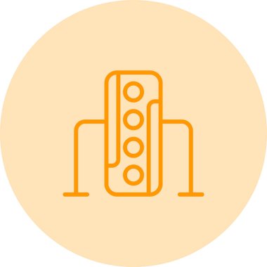 İstemci Sunucu Web simgesi vektör çizimi