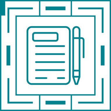 Pano. Web simgesi basit illüstrasyon