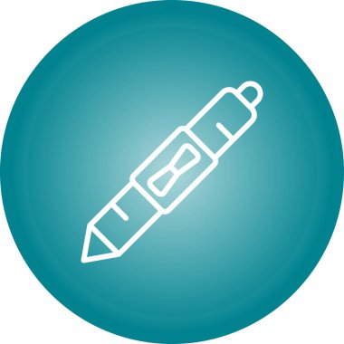 Kalem simgesi. Basit tasarım. vektör