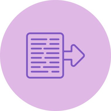 dosya biçimi simgesi, vektör illüstrasyonu