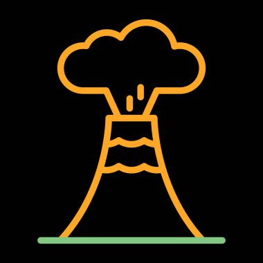 ağaç simgesi vektör illüstrasyonu