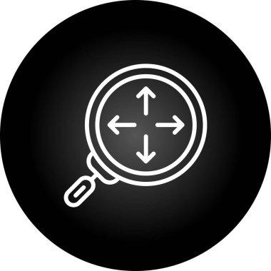 seo modern simgesinin vektör illüstrasyonu