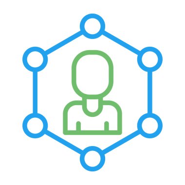 avatar erkek simgesi, vektör tasarımı