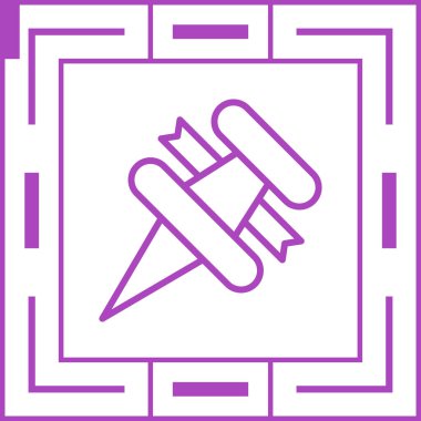 Küçük harf simgesi web basit tasarımı