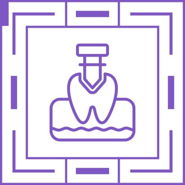 Modern simgenin vektör illüstrasyonu