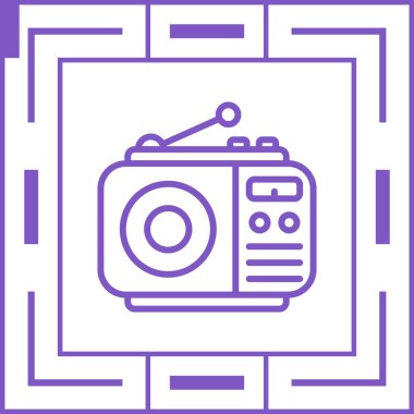 kamera simgesi vektör illüstrasyonu